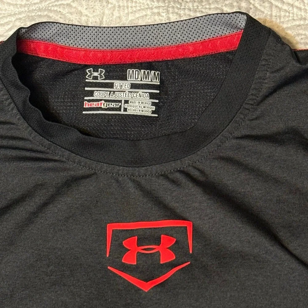 Under Armour Men's Medium Baseball Heatgear‎ Fitted Shirt